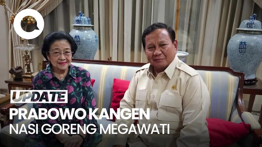 Video: Kala Prabowo Kangen Nasi Goreng Racikan Megawati