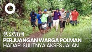 Video: Perjuangan Warga-Polisi di Polman Tandu Jenazah  Sejauh 2,5 Km Menuju Ambulans