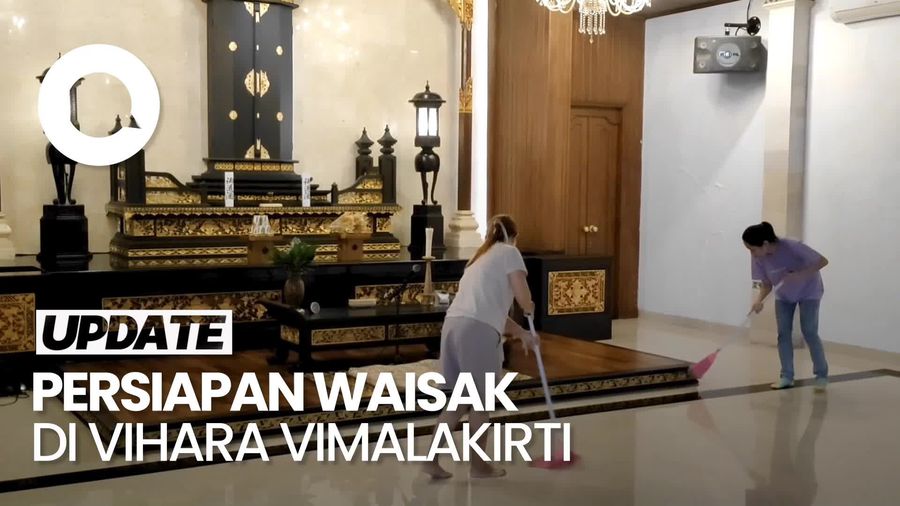 Video: Suasana Vihara Vimalakirti Badung Jelang Waisak