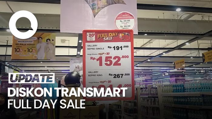 Video: Transmart Full Day Sale Kembali, Banjir Diskon Hingga 50% + 20%