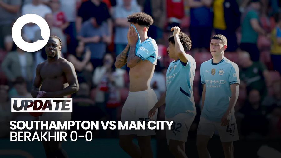 Kesedihan Tersirat Pemain Man City Usai Hasil Imbang Melawan Southampton