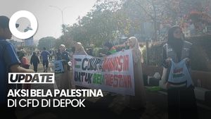 Video: Aksi Bela Palestina di CFD Depok, Bagi-bagi Semangka hingga Open Donasi