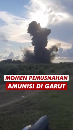 Video Detik-detik Pemusnahan Amunisi di Garut