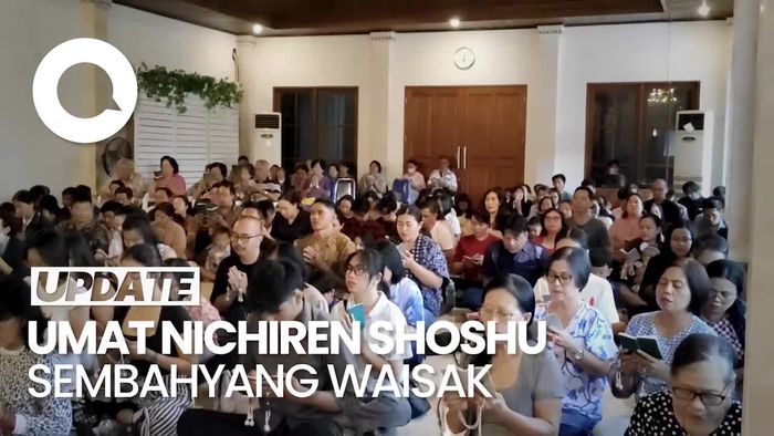 Video Ratusan Umat Nichiren Shoshu Sembahyang Waisak