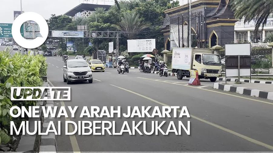 Video: One Way Arah Jakarta Mulai Berlaku, Kendaraan Menuju Puncak Disetop