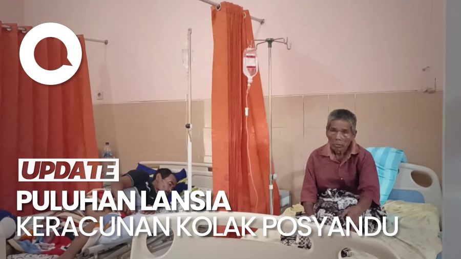 Video: Puluhan Lansia di Blitar Keracunan Usai Santap Kolak Posyandu