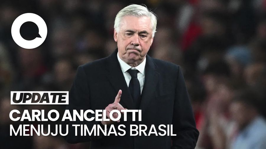 Video: Carlo Ancelotti Bakal Melatih Timnas Brasil 