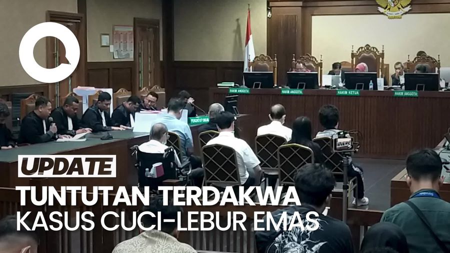 Video: 7 Terdakwa Kasus Cuci-Lebur Emas Antam Dituntut 8-12 Tahun Penjara