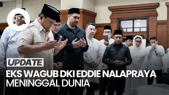 Video: Penghormatan Terakhir Prabowo untuk Eks Wagub DKI Eddie Nalapraya