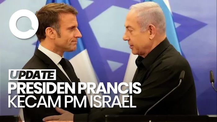 Video Macron ke Netanyahu yang Blokade Bantuan Gaza: Sangat Memalukan!