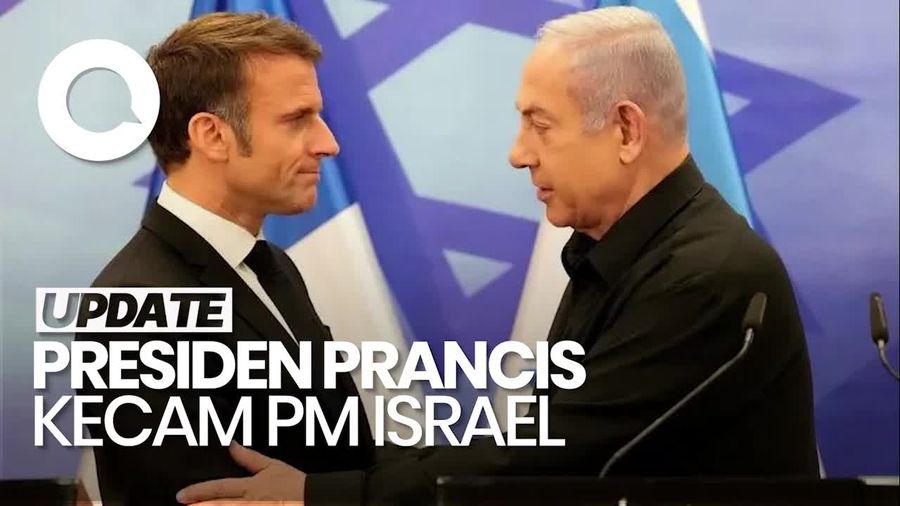 Video Macron ke Netanyahu yang Blokade Bantuan Gaza: Sangat Memalukan!