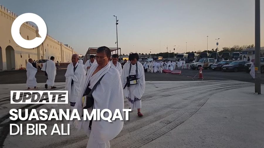Video: Suasana Miqat di Bir Ali Hari Ketiga