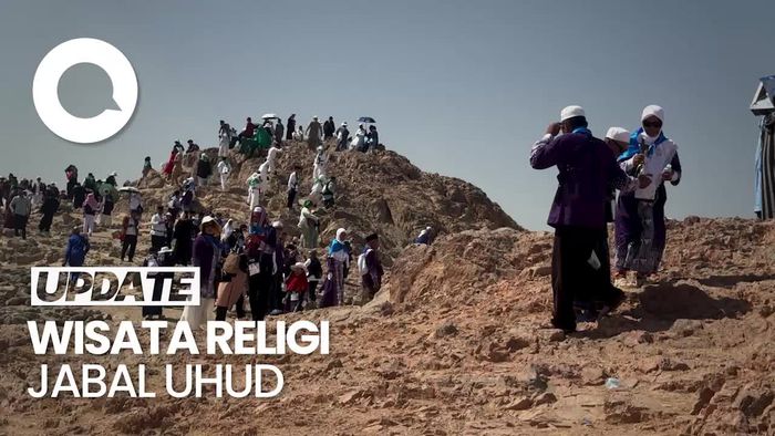 Video Jemaah Haji Indonesia Ziarah ke Jabal Uhud Sebelum ke Makkah