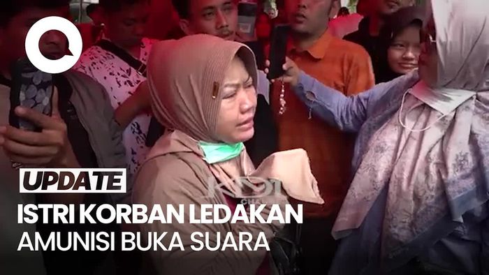 Video Pengakuan Istri Korban Sipil Ledakan Amunisi di Garut: Suami Saya Kerja