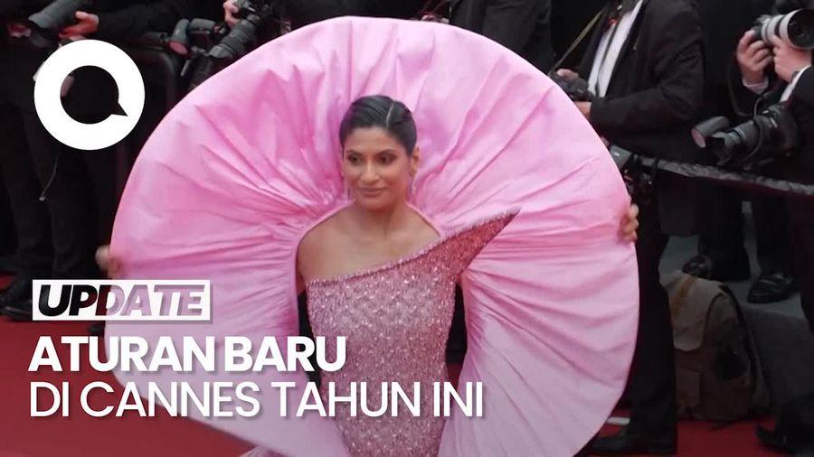 Video Tak Boleh Ada Ketelanjangan-Ekor Gaun Besar di Cannes Film Festival