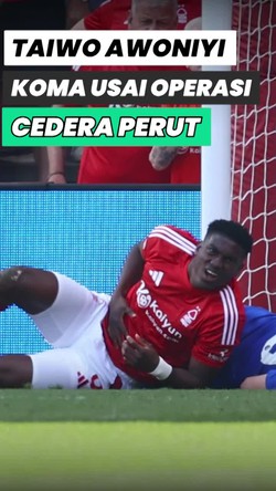 Video: Pemain Nottingham Forest Koma Usai Operasi Cedera Perut