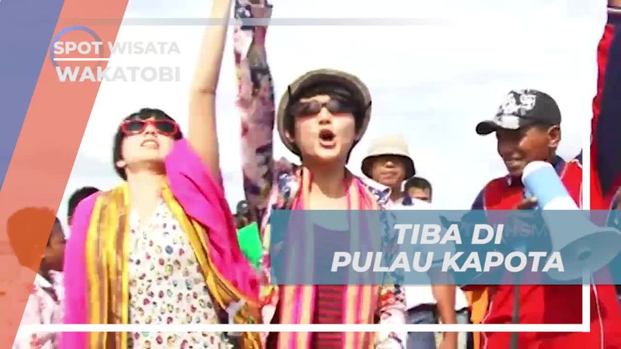 Rasakan Penyambutan Meriah di Pulau Kapota, Wakatobi