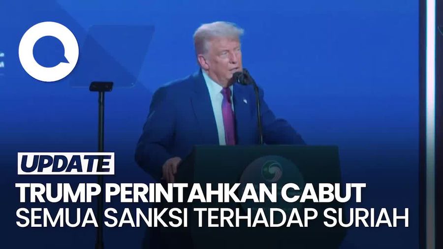 Video: Trump Bakal Cabut Semua Sanksi AS Terhadap Suriah