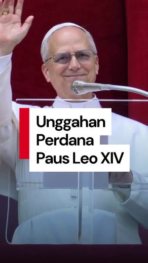 Video: Postingan Pertama Paus Leo XIV di Akun Kepausan