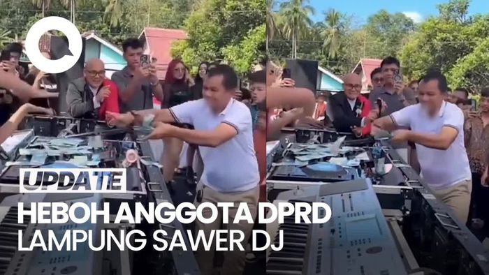 Video: Klarifikasi Anggota DPRD Lampung soal Viral Sawer DJ Wanita