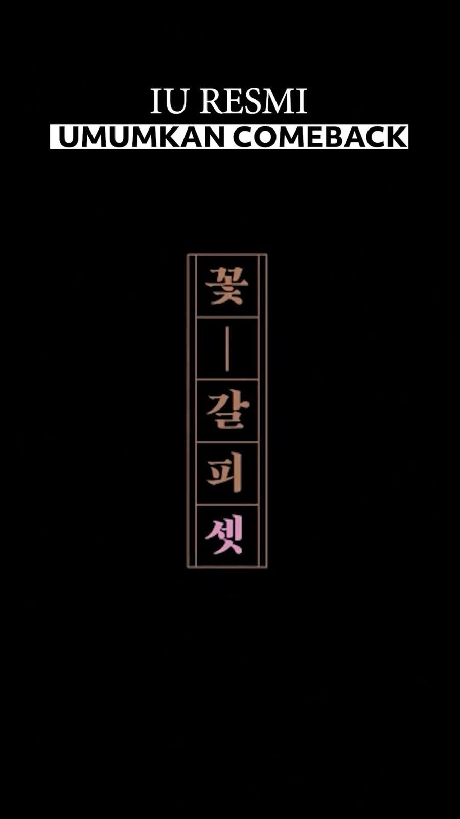 Video Rencana IU Comeback Lewat Flower Bookmark 3