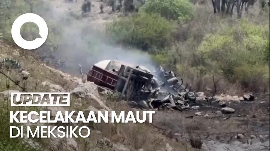 Video: Kecelakaan Maut Libatkan 3 Kendaraan di Meksiko, 21 Orang Tewas