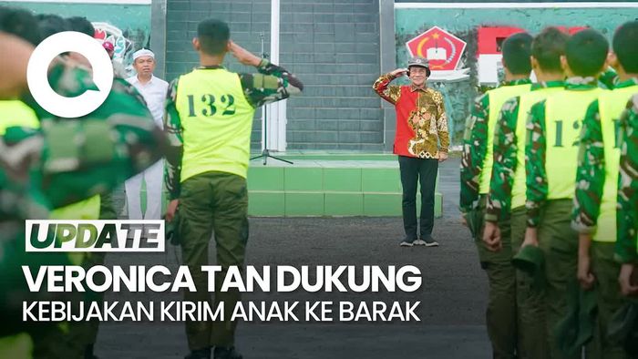 Video: WamenPPPA Veronica Tan Sambut Baik Kebijakan Kirim Anak ke Barak 
