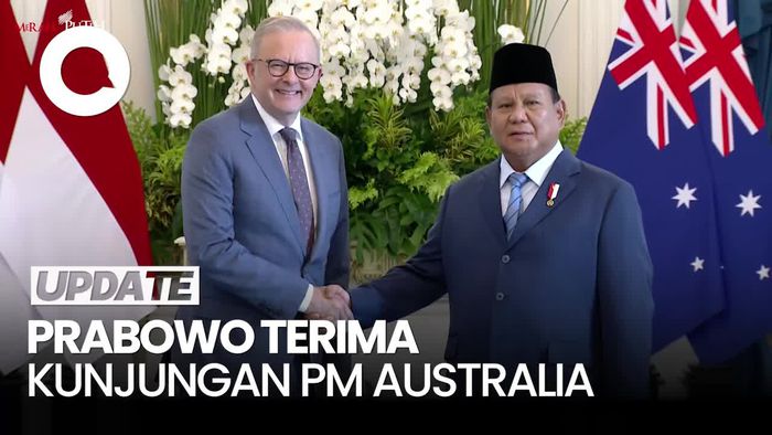Video: Prabowo Terima Kunjungan PM Australia Anthony Albanese di Istana