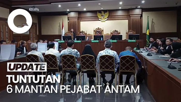 Video: 6 Eks Pejabat Antam Dituntut 9 Tahun Bui di Kasus Cuci-Lebur Emas
