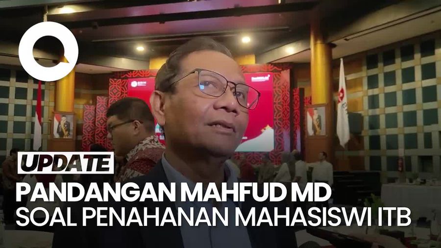 Video Saran Mahfud Md soal Kasus Mahasiswi ITB: Restorative Justice Saja