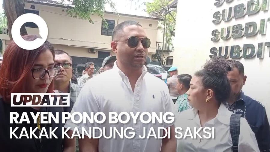 Video Rayen Pono Bawa 2 Saksi Terkait Laporan terhadap Ahmad Dhani