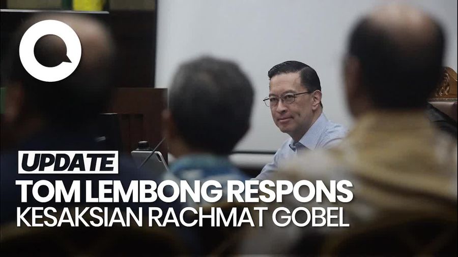 Video: Kata Tom Lembong soal Rachmat Gobel Sering Lupa Terkait Impor Gula
