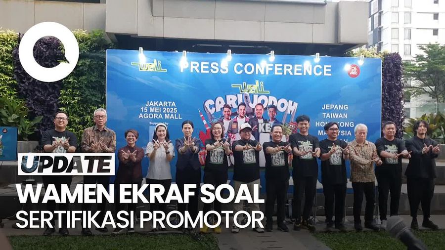 Video Wamen Ekraf soal Sertifikasi Promotor: Lagi Digodok 