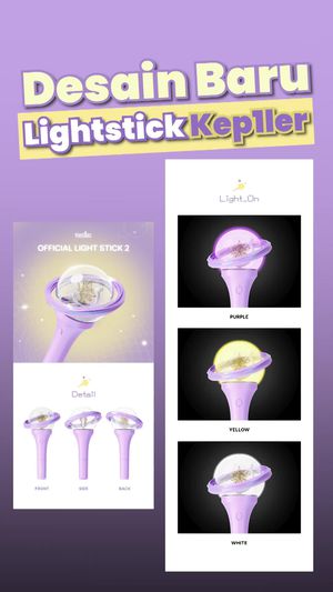 Video Tampilan Lightstick Official Kep1er Versi Kedua