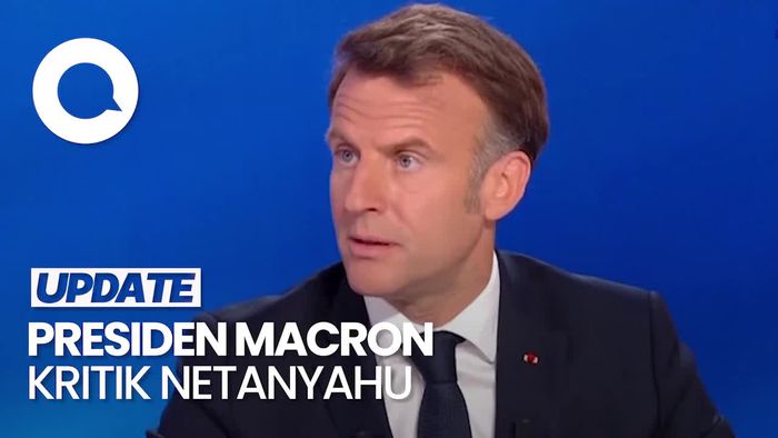 Video Presiden Prancis Bicara soal Gaza: Saya Marah dengan PM Israel!