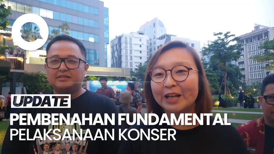 Video Fundamental Pelaksanaan Konser Bakal Dibenahi, Wamen Ekraf: Perlu Waktu