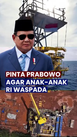 Video Prabowo Sebut Banyak Kekuatan Ingin Indonesia Terpecah Belah