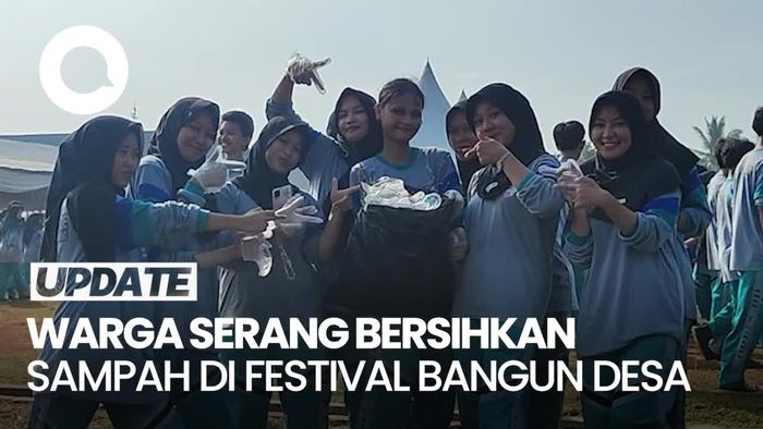 Video: Warga Bersih-bersih Sampah di Festival Bangun Desa Bangun Indonesia