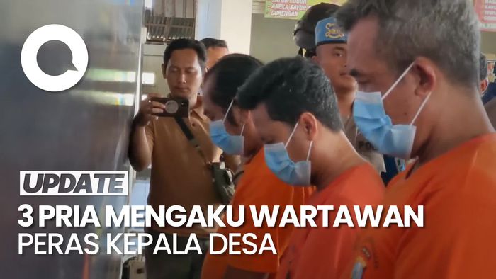 Video: Polisi Tangkap 3 Pria Mengaku Wartawan Peras Kades di Trenggalek