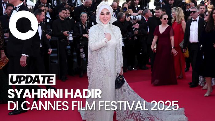 Video Potret Syahrini-Reino Barack Melenggang di Cannes Film Festival 2025