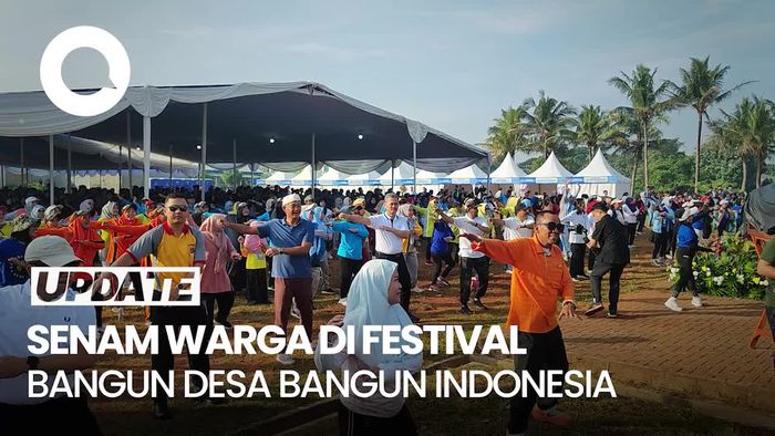 Video: Festival Bangun Desa Bangun Indonesia Dimulai dengan Senam Bareng Warga
