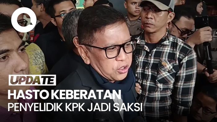 Video Hasto soal Penyelidik KPK Jadi Saksi: Itu Memberatkan Saya