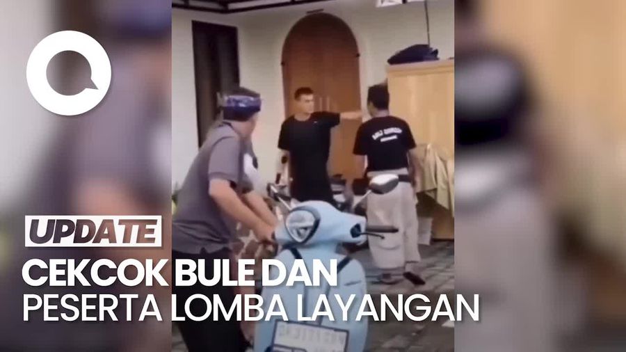Video Viral Bule Cekcok dan Siram Peserta Lomba Layangan di Bali
