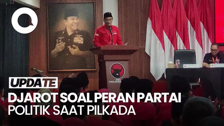 Video Djarot ke Kader: Anda Tidak Bisa Jadi Kepala Daerah Tanpa Partai Politik