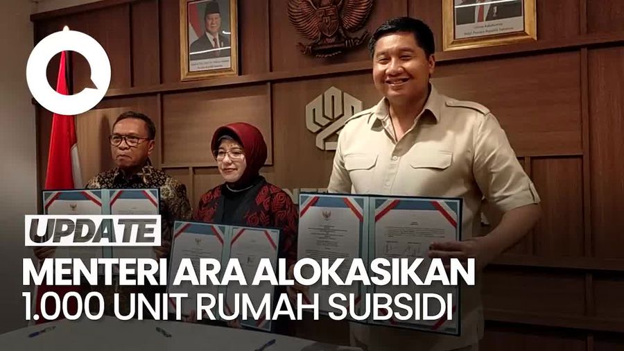 Video: Menteri PKP-Bupati Halmahera Tengah Teken MoU 1.000 Unit Rumah Subsidi