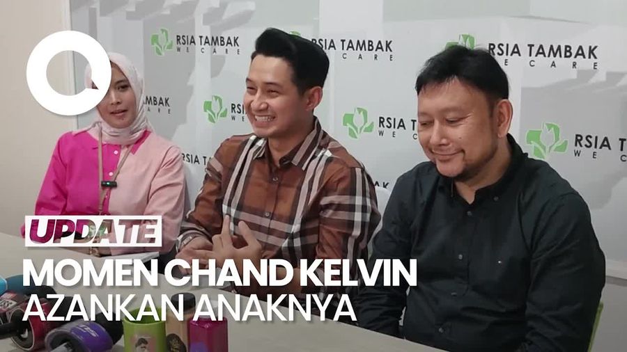Video: Terharunya Chand Kelvin Saat Azankan Anak Pertamanya