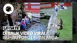 Video: Viral Ibu-ibu Foto di Arca Petirtaan Pasuruan saat Ada Ritual, Ini Faktanya