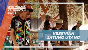Menikmati Kesenian Jatung Utang di Kampung Bena Baru, Kalimantan Timur
