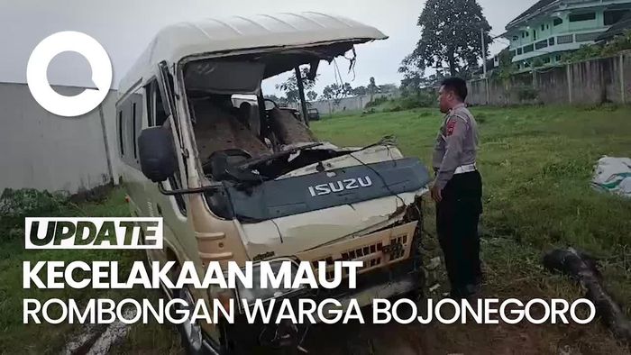 Video: Kecelakaan Mobil Elf Alami Rem Blong di Karanganyar, 5 Orang Tewas