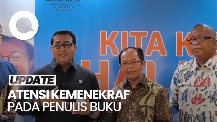 Video Menekraf Singgung Kesejahteraan Penulis di Hari Buku Nasional 2025